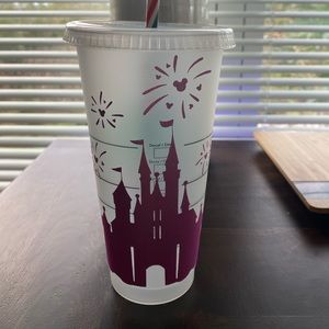 Disney castle personalized tumbler/cup